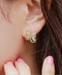 【金属アレルギー対応】ハイドランジアクリアピアス